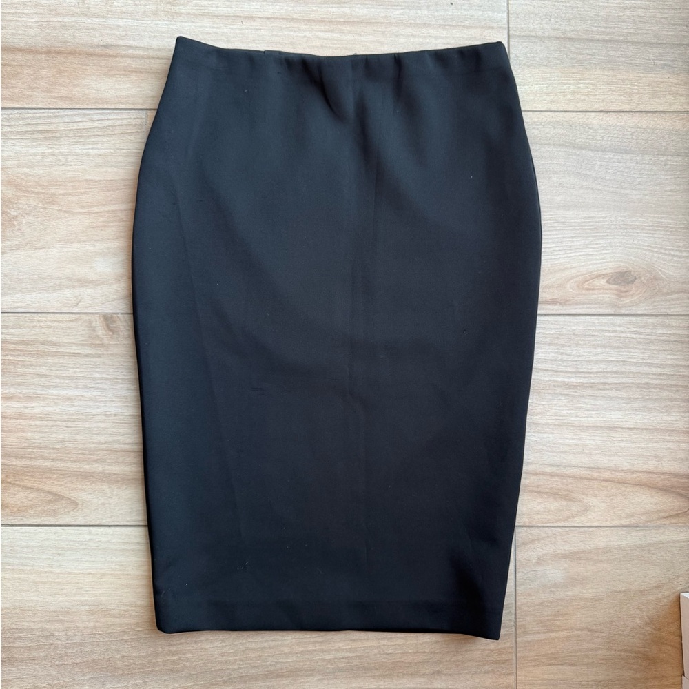 Vince Camuto Black Pencil Skirt Office Siren Y2K Business Teacher Preppy - Picture 3 of 8